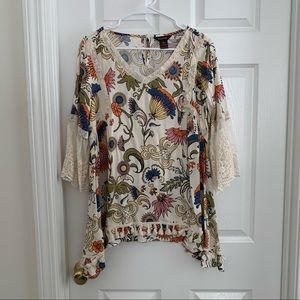 Multiples Floral Tunic Top